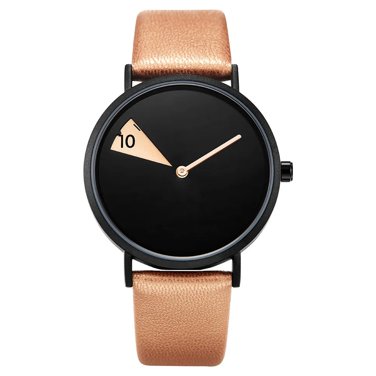 Sinobi Hot Women Watch Creative Wristwatch Ladies Watch Rotate Yellow Leather Band Wristwatches Clock Montres Femme Reloj Mujer