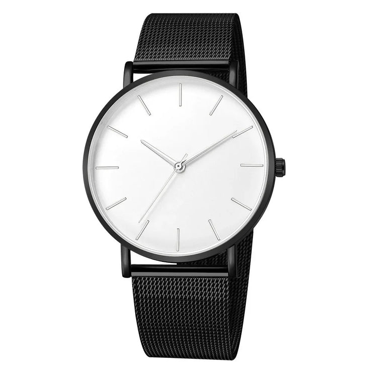 Leisure Simple Women Watch 2025 Vintage Mesh Belt Ultra-Thin Fashion  Luxury Man Wrist Watches